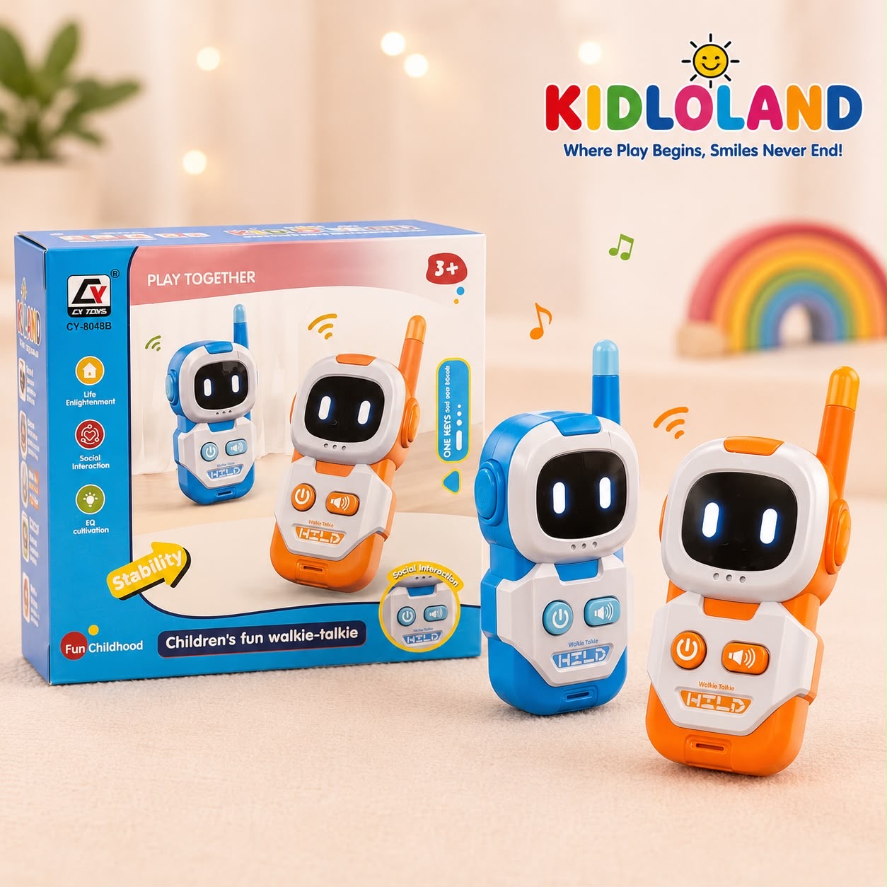 Children’s Fun Walkie-Talkie (Robot Design)