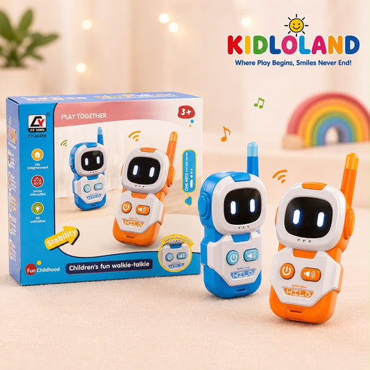 Childrenβs Fun Walkie-Talkie (Robot Design)