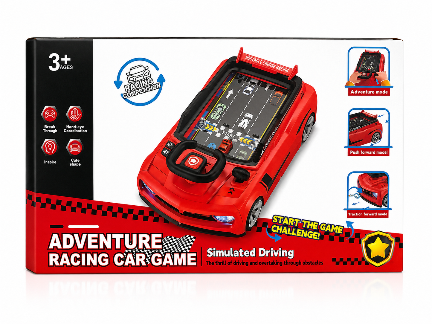 Adventure Racing Car Game – Simulated Driving Toy
