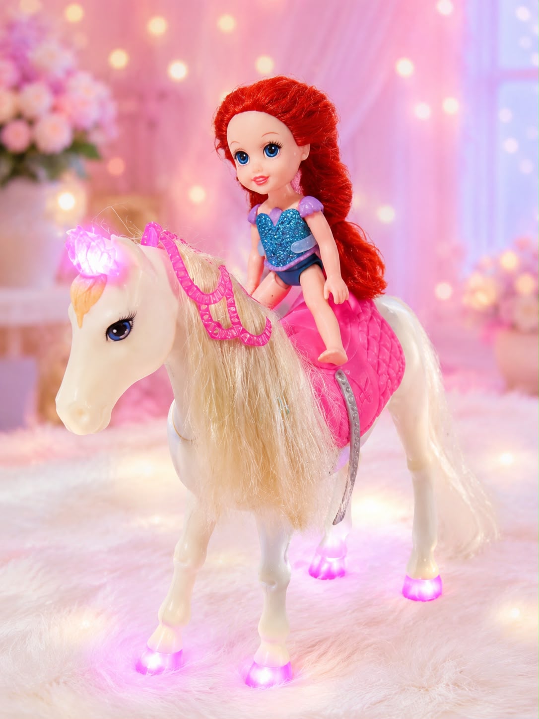 Princess Dancing Horse with Doll