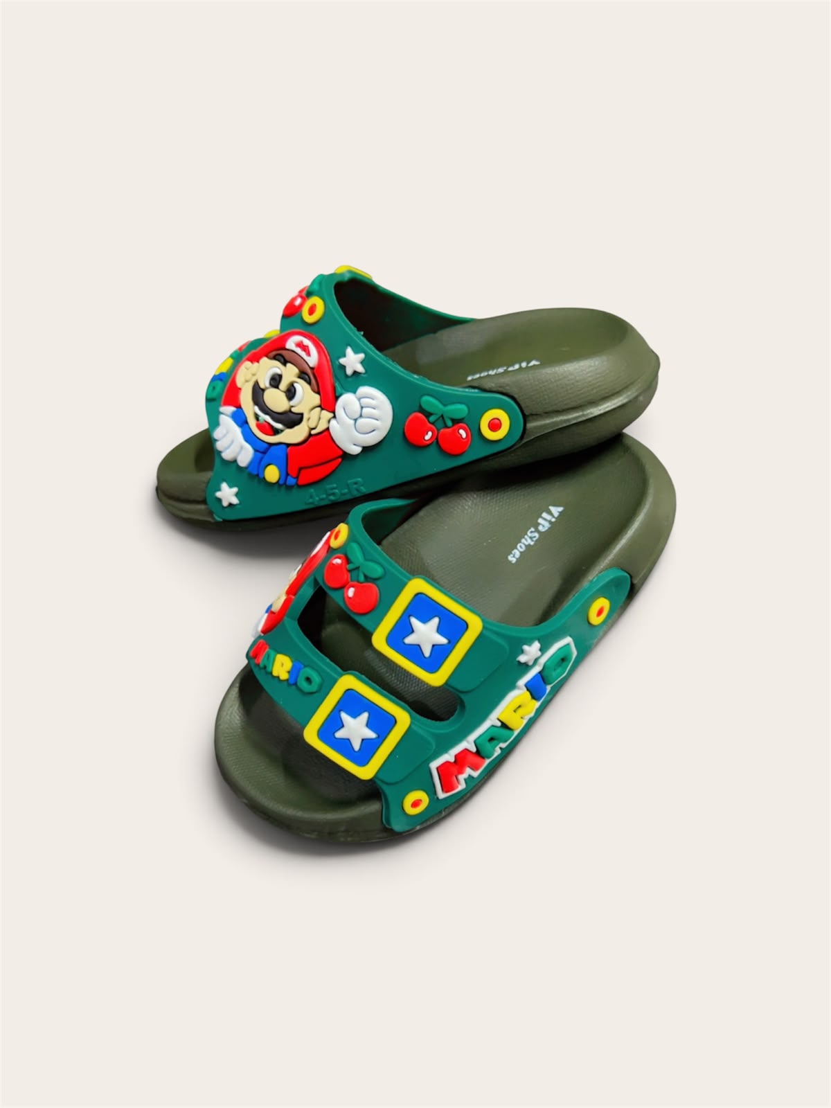 Mario Green Slippers