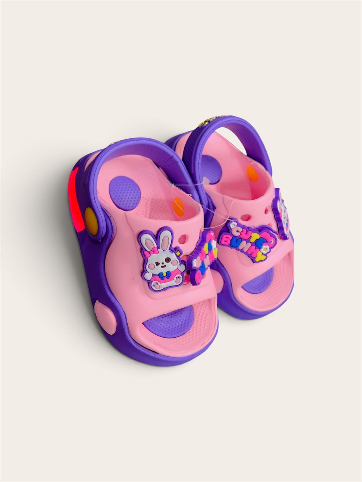 Cute Bunny LED Kids Crocs