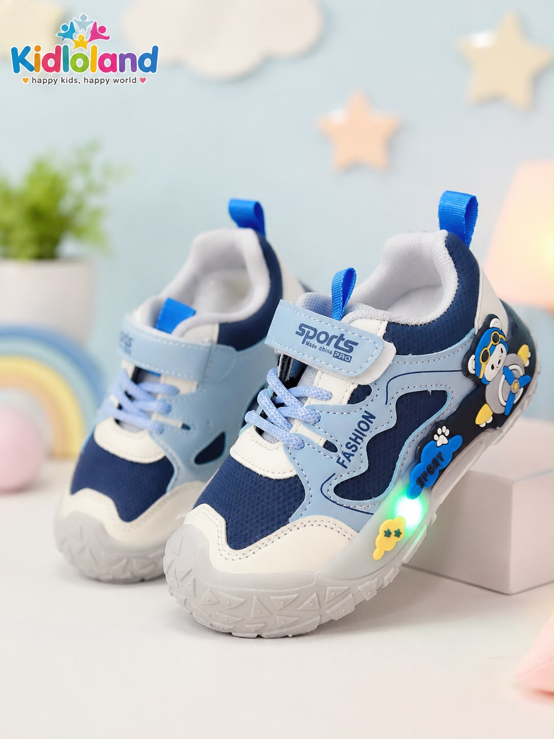 Imported Kids LED Sports Sneakers ā Light-Up Edition (BM-102)
