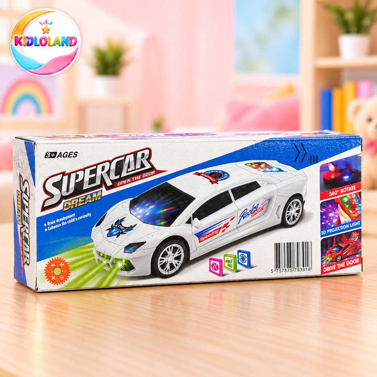 Supercar Dream toy retail packaging