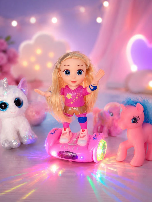 Dancing Balance Girl Doll (360° Rotation & Music)