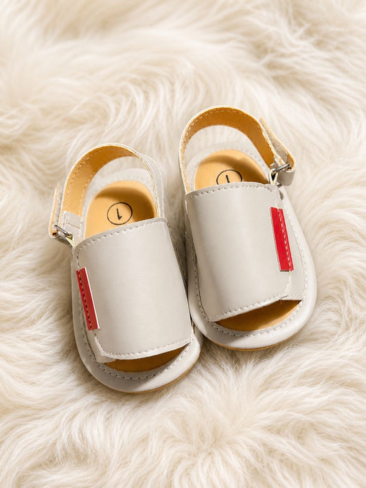 Baby Unisex Soft Sole Grey Sandals