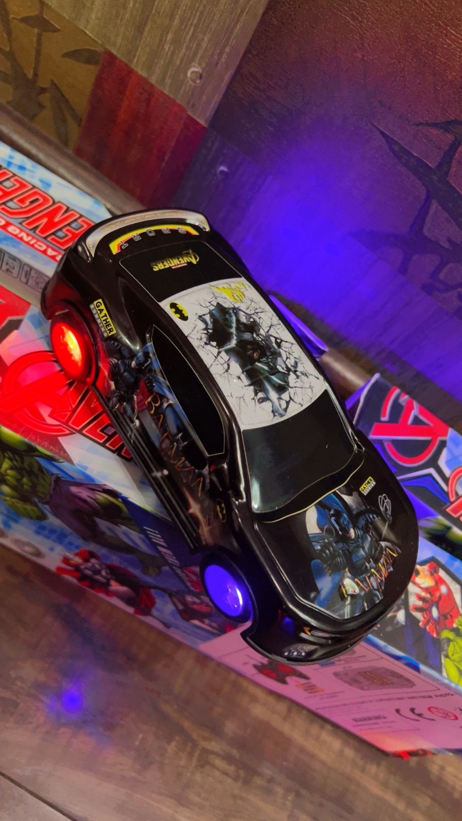 Batman Light-Up Bump & Go Racing Car