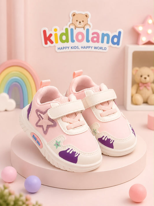 Kids Casual Star Shoes (Blue & Pink) (ja56) PSD-16