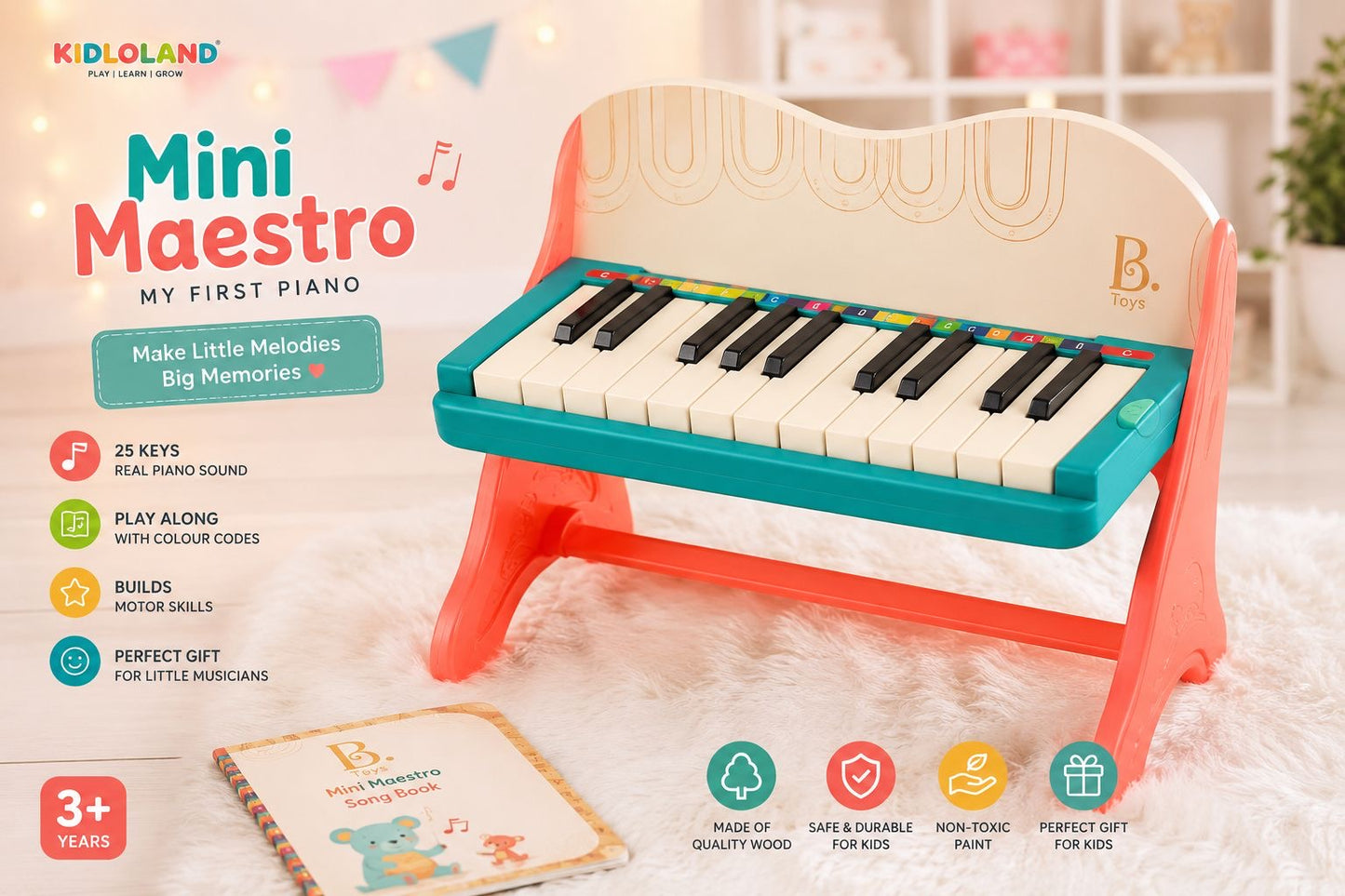 Toys Mini Maestro – My First Piano (25 Keys) 🎹
