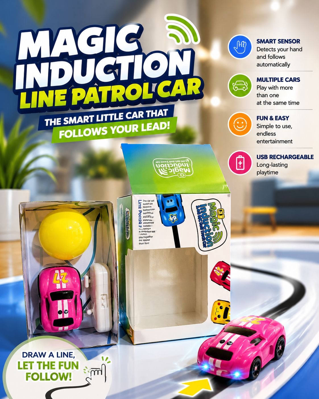 Follow me/Magic Line Patrol Car