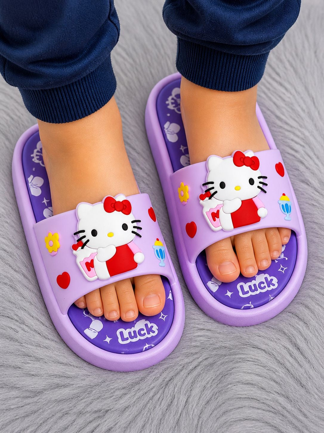 Hello Kitty Purple Slippers