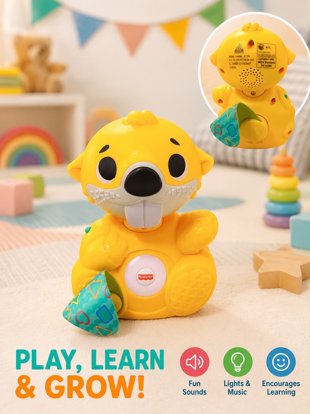 Fisher-Price Linkimals Smooth Moves Sloth (Original)