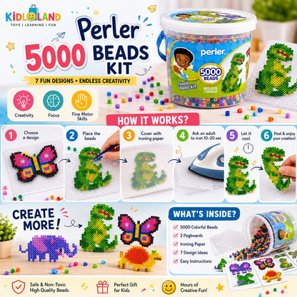 Perler 5000 Beads Kit (Brand New)