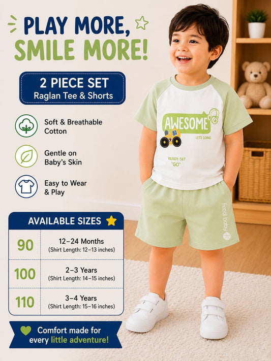 Kids Awesome L.Green 2 Piece Set