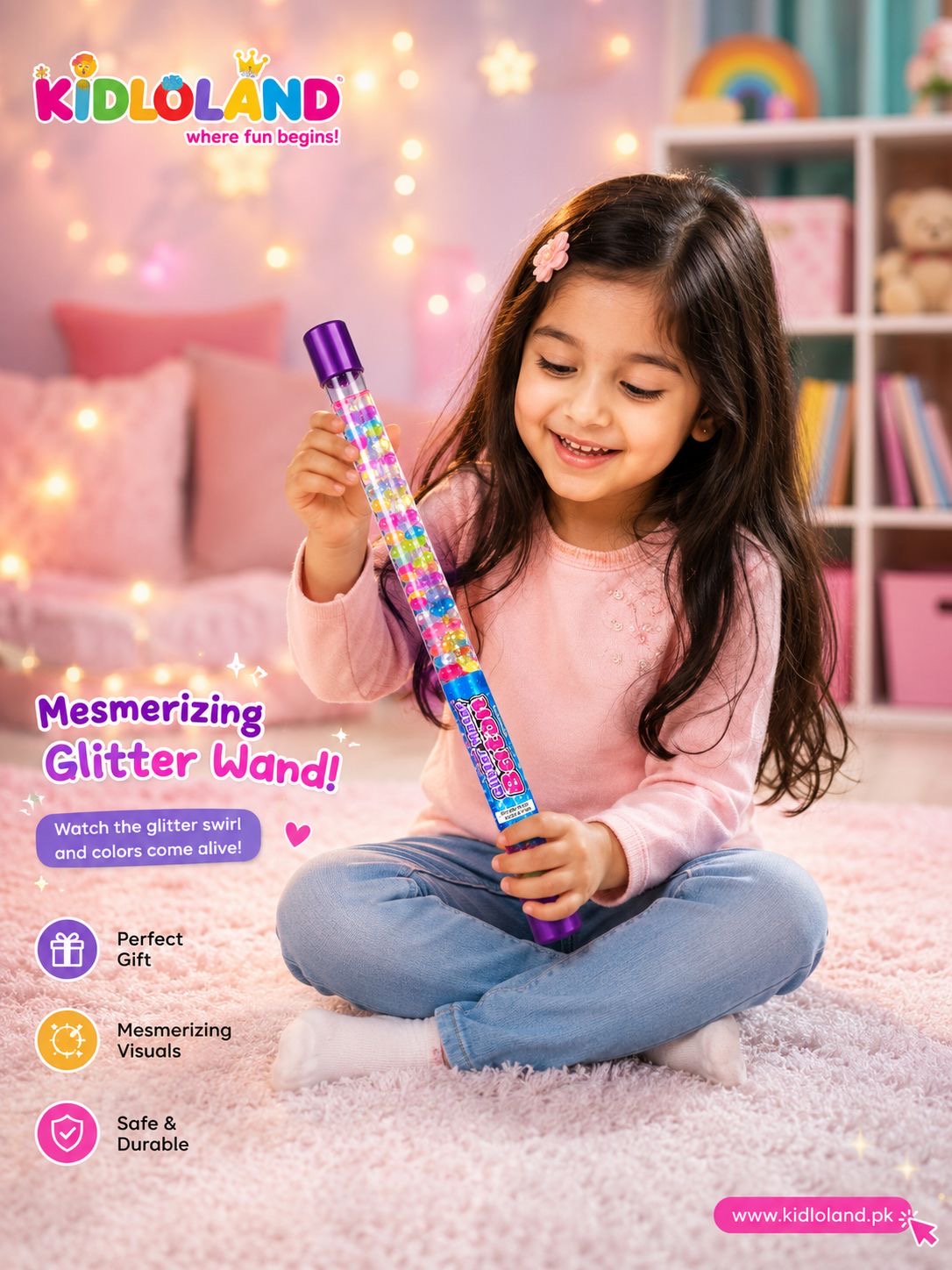 Glitter Water Baton (Sensory Wand) ✨