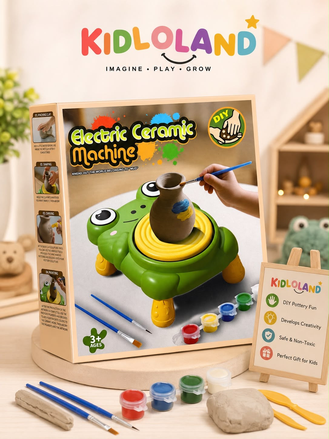 Electric Ceramic Machine – DIY Pottery Wheel Set 🏺🎨