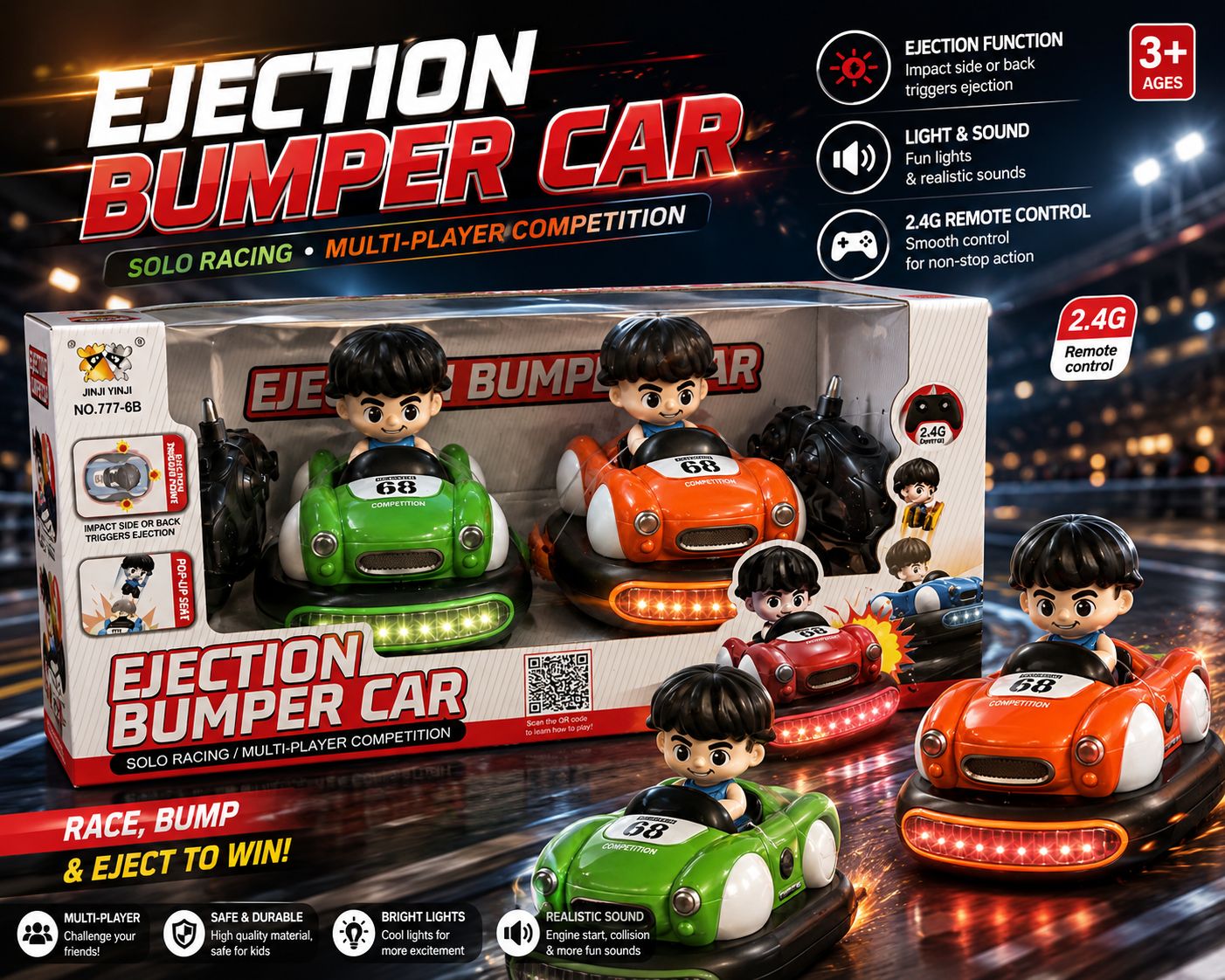 Ejection Bumper Car