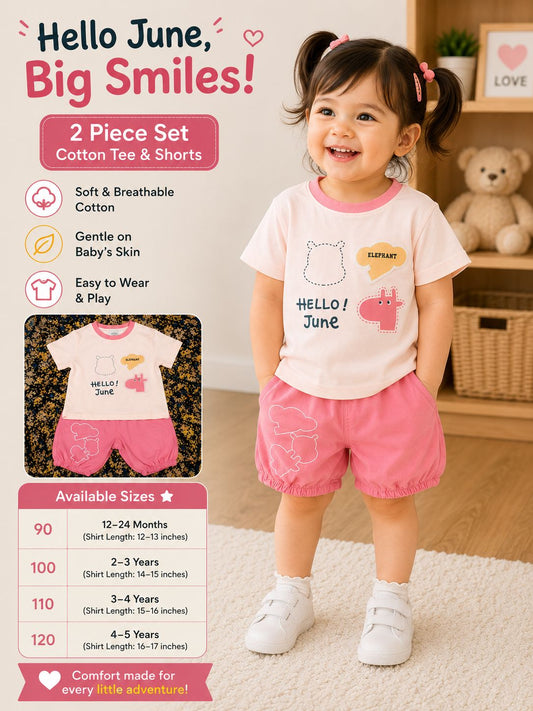 Kids Hello june 2 piece set