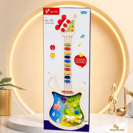 YaLi Toys Kids Guitar – Musical Light-Up Toy Guitar with Sound Effects