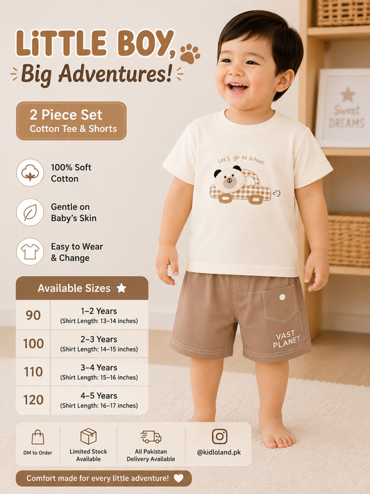 Kids Bear skin 2 Piece Set