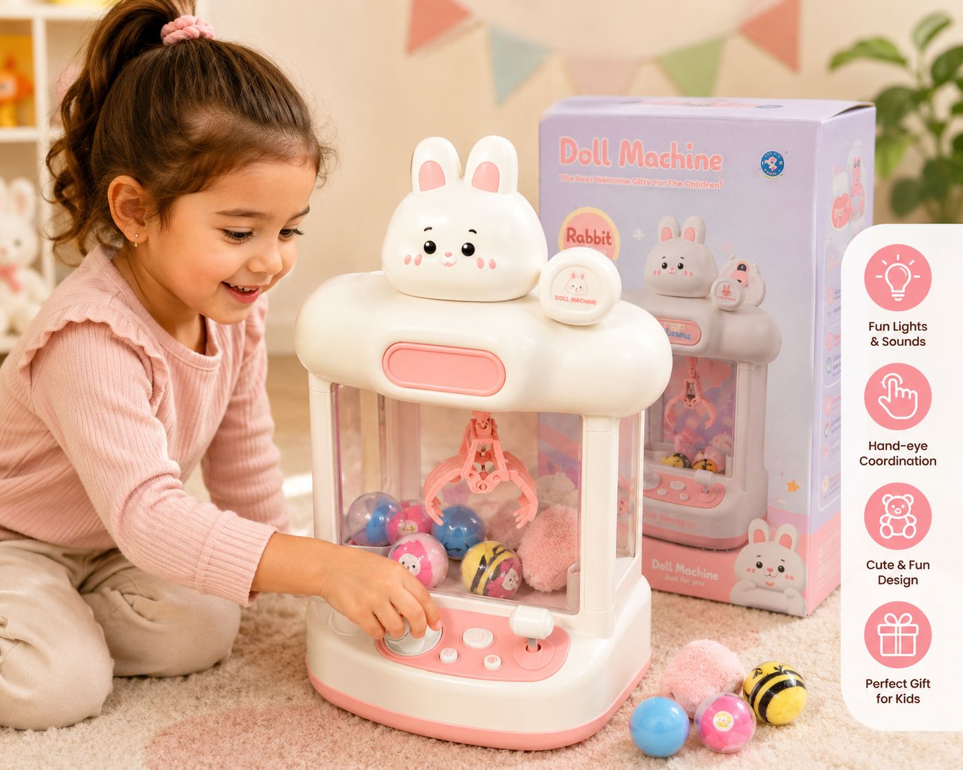 Rabbit Doll Machine 🐰🎀