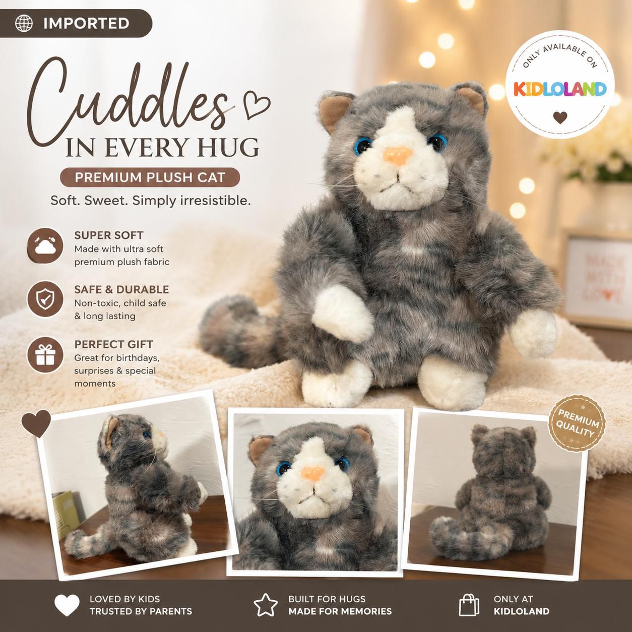 Premium Plush Cat 🐱