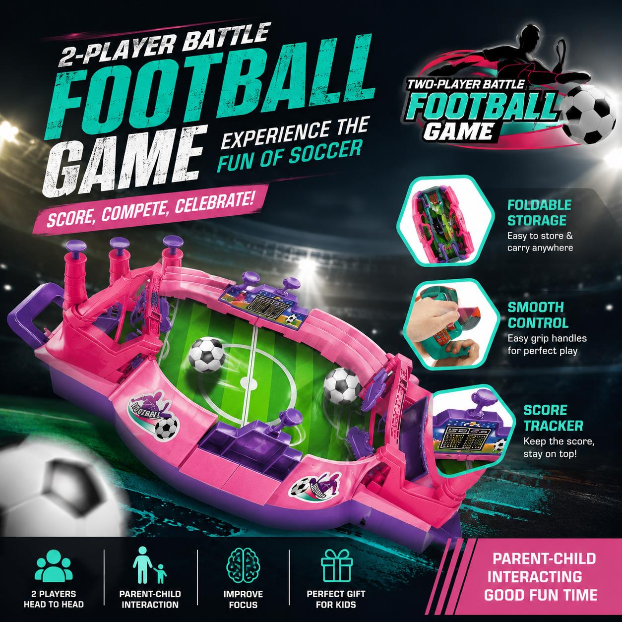 2-Player Battle Football Game