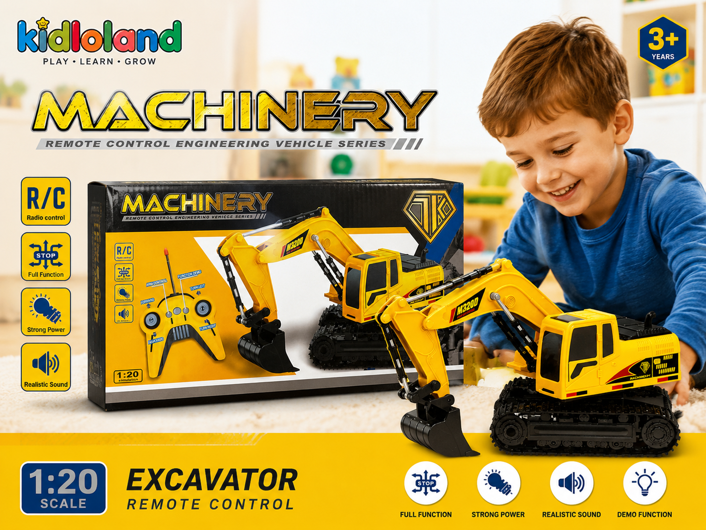 🚜 Machinery R/C Excavator