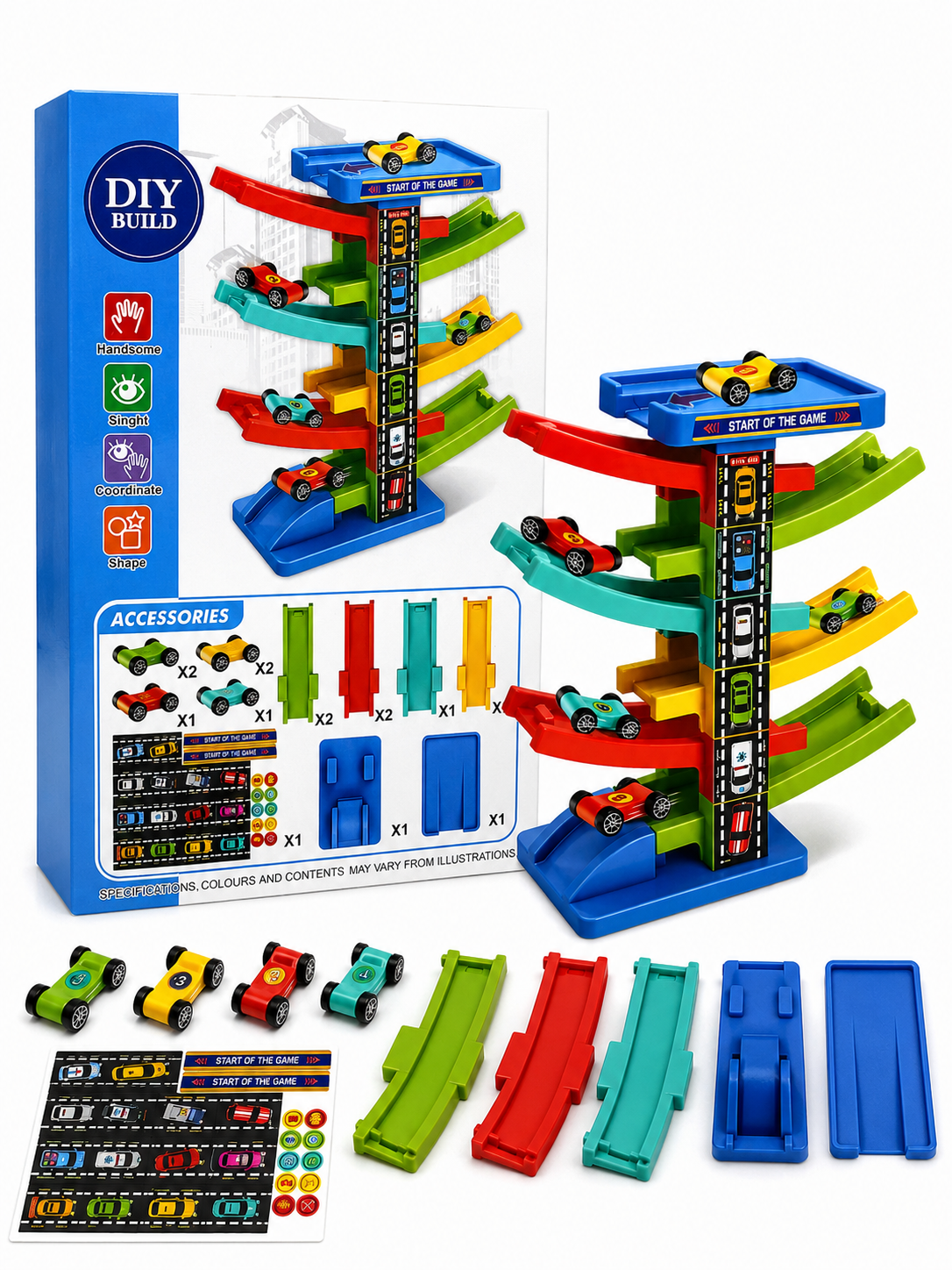 DIY Build Car Ramp Track Set 🚗