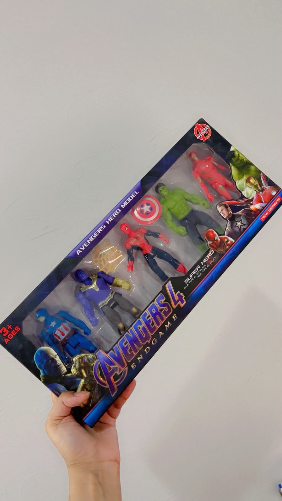 Avengers 4 Endgame Super Hero Figure Set