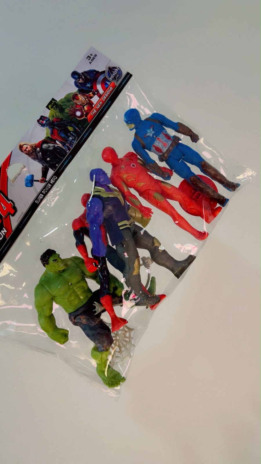 Avengers Super Hero Figure Set with Light Effects ⚡🦸