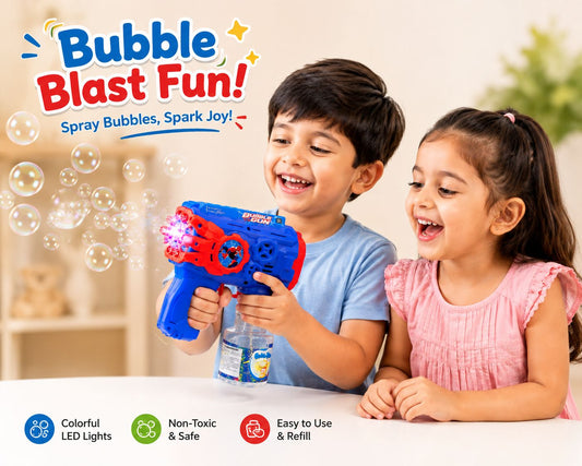 Bubble Blast Fun – LED Bubble Gun