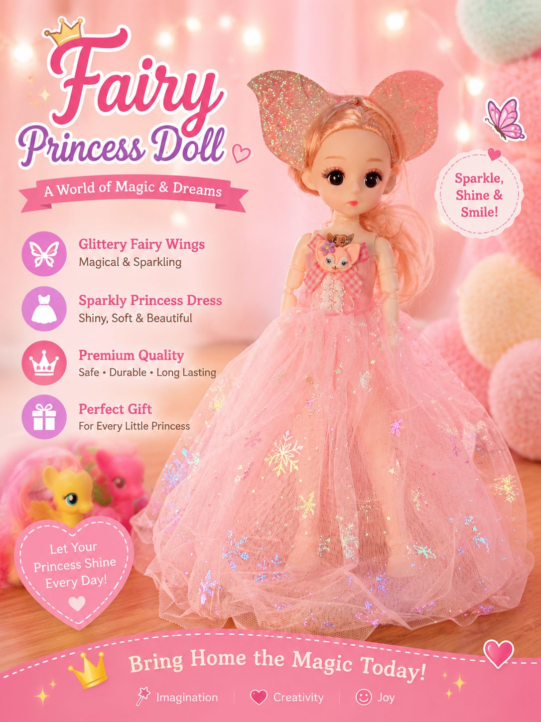 Fairy Princess Doll 🧚‍♀️👑
