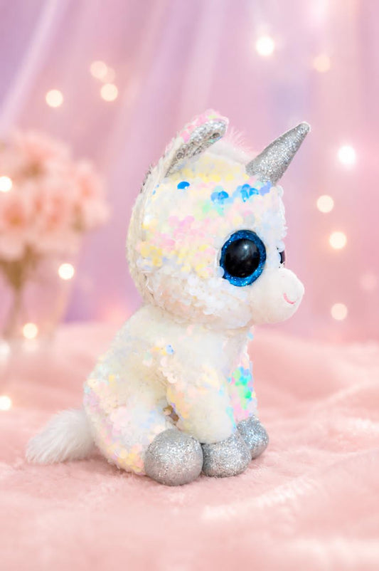 Sparkle Unicorn Plush Toy 🦄✨