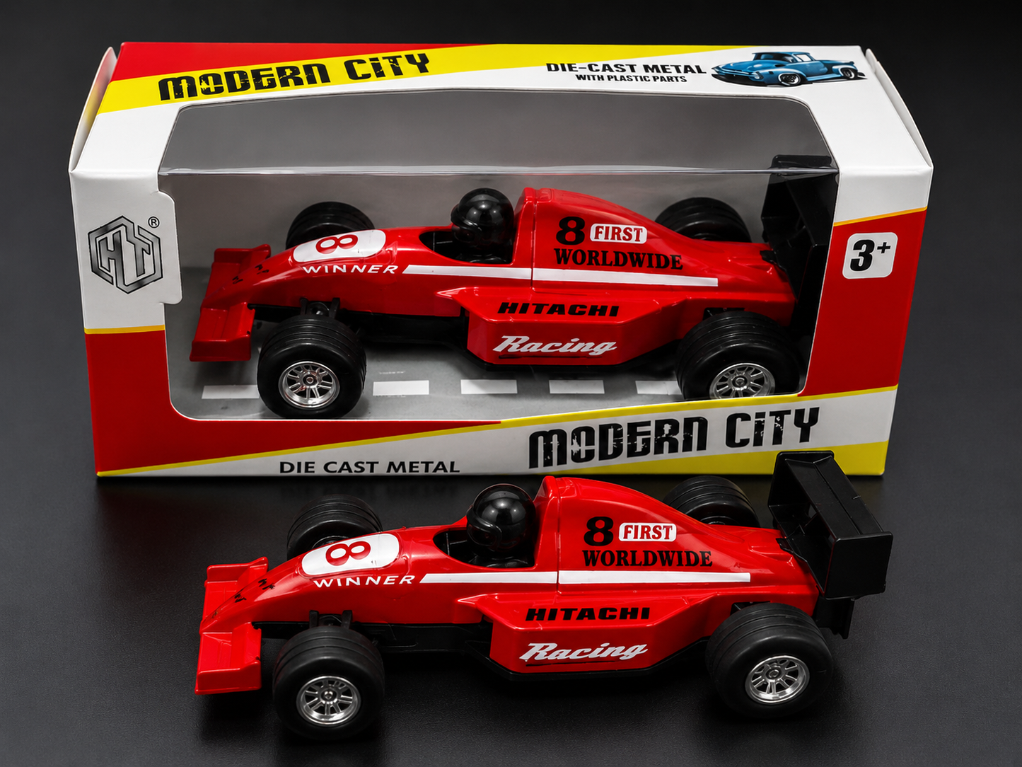 Die-Cast formula racing Car Red