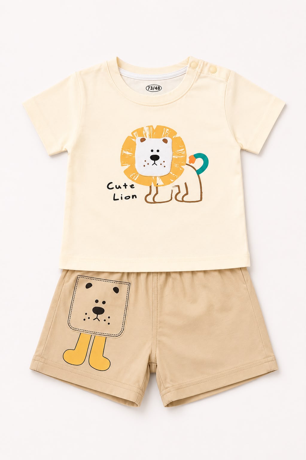 Cute Lion Baby Summer 2 piece set