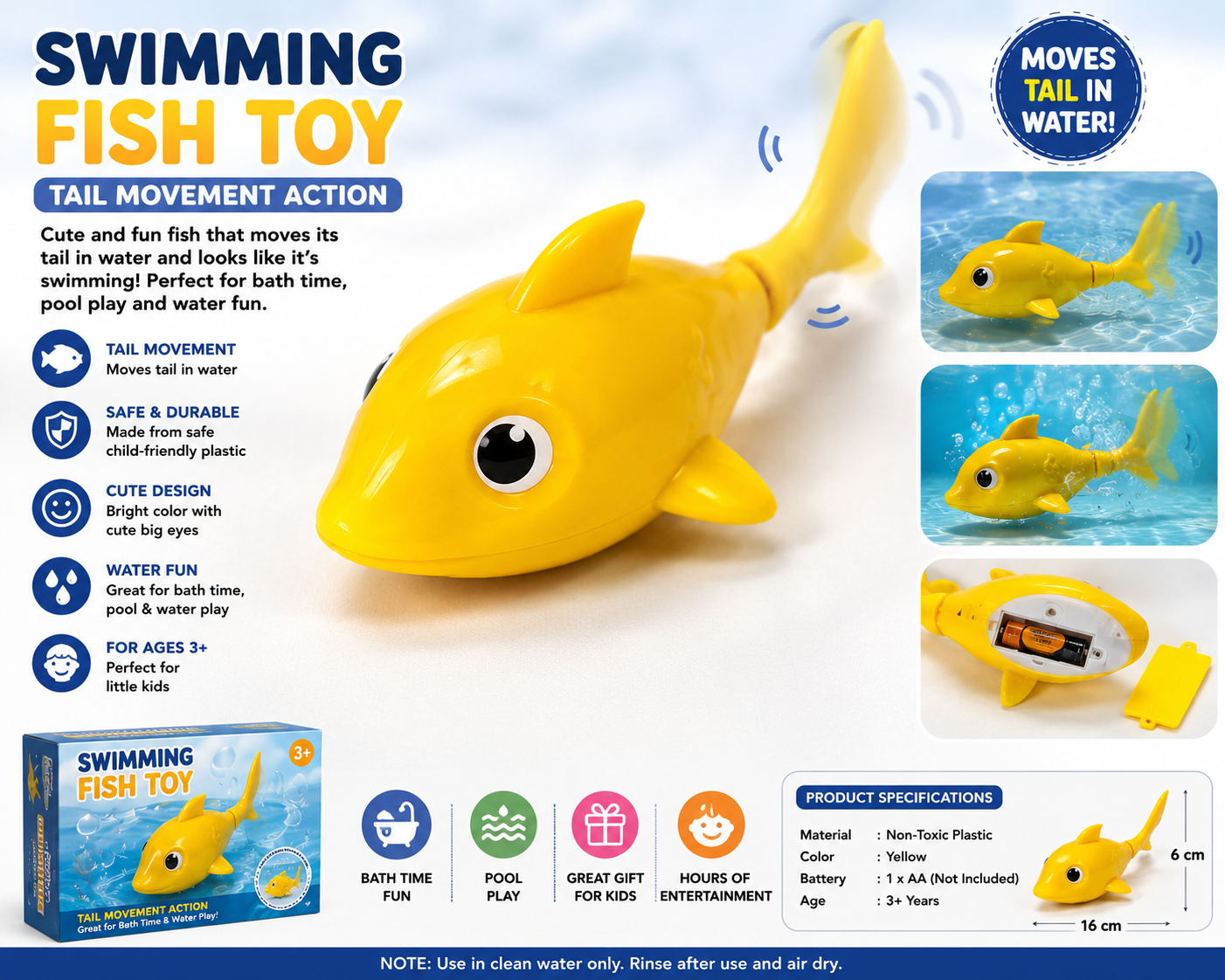 Swimming Fish Toy