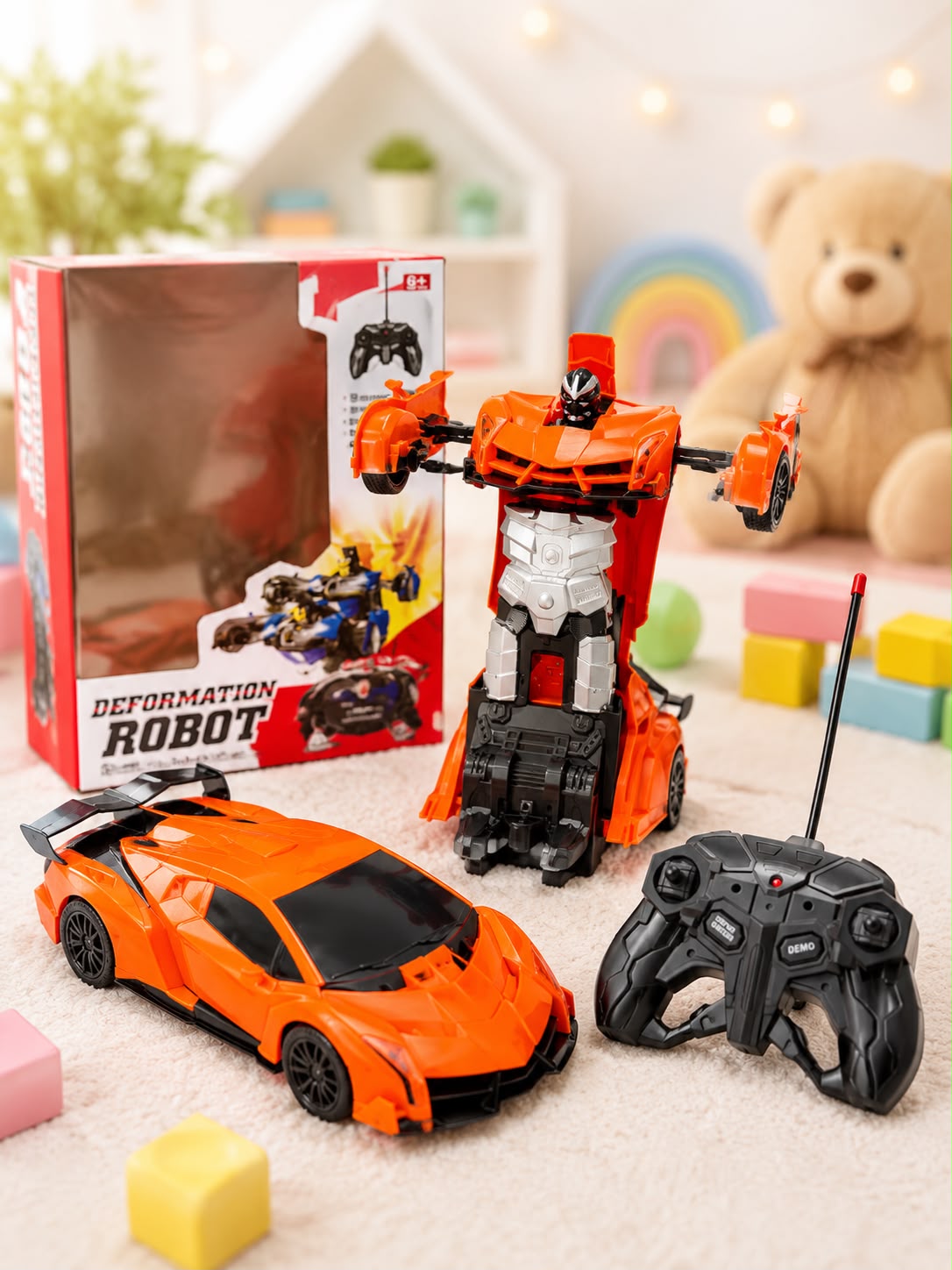 🚗 RC Deformation Robot Car