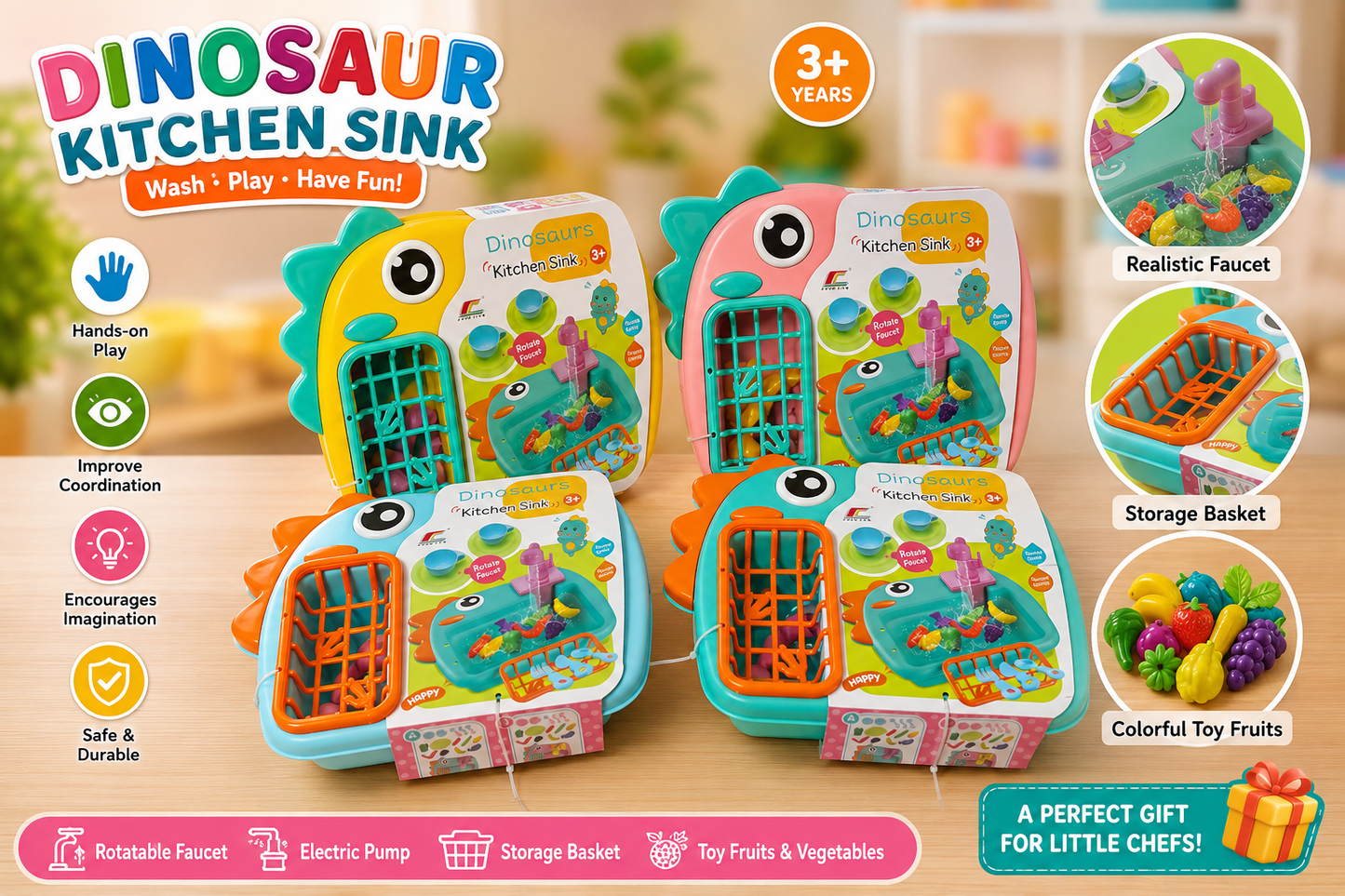 Dinosaur Kitchen Sink