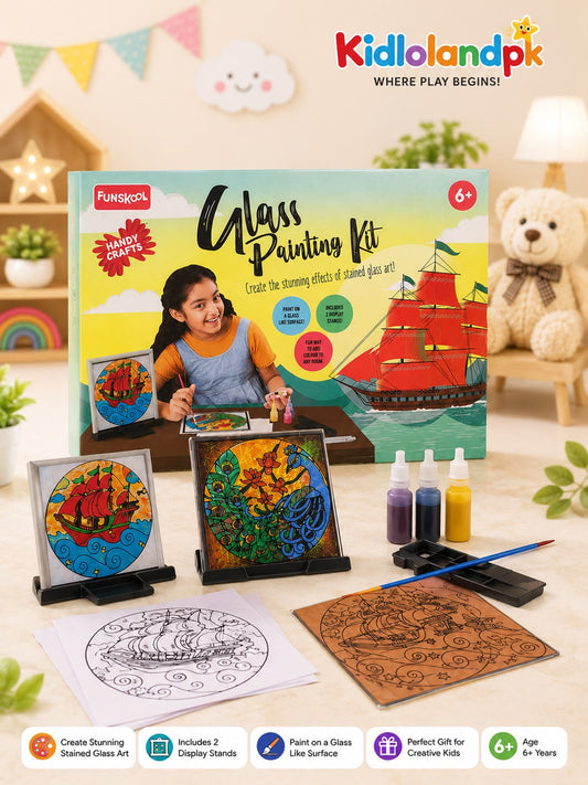 Funskool Glass Painting Kit – Stained Glass Art Set