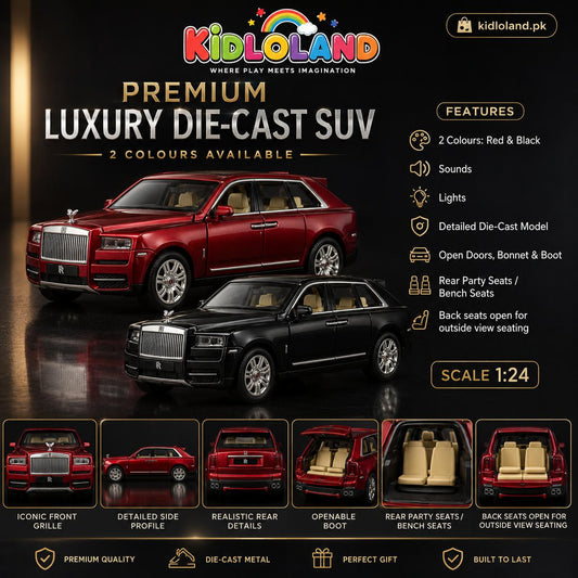 Premium Luxury Die-Cast Rolls Royce