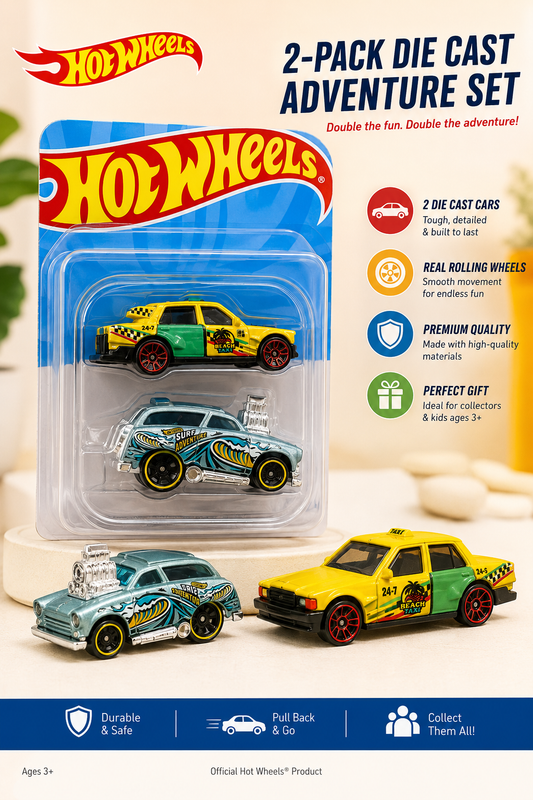 Hot Wheels® 2-Pack Die-Cast Cars