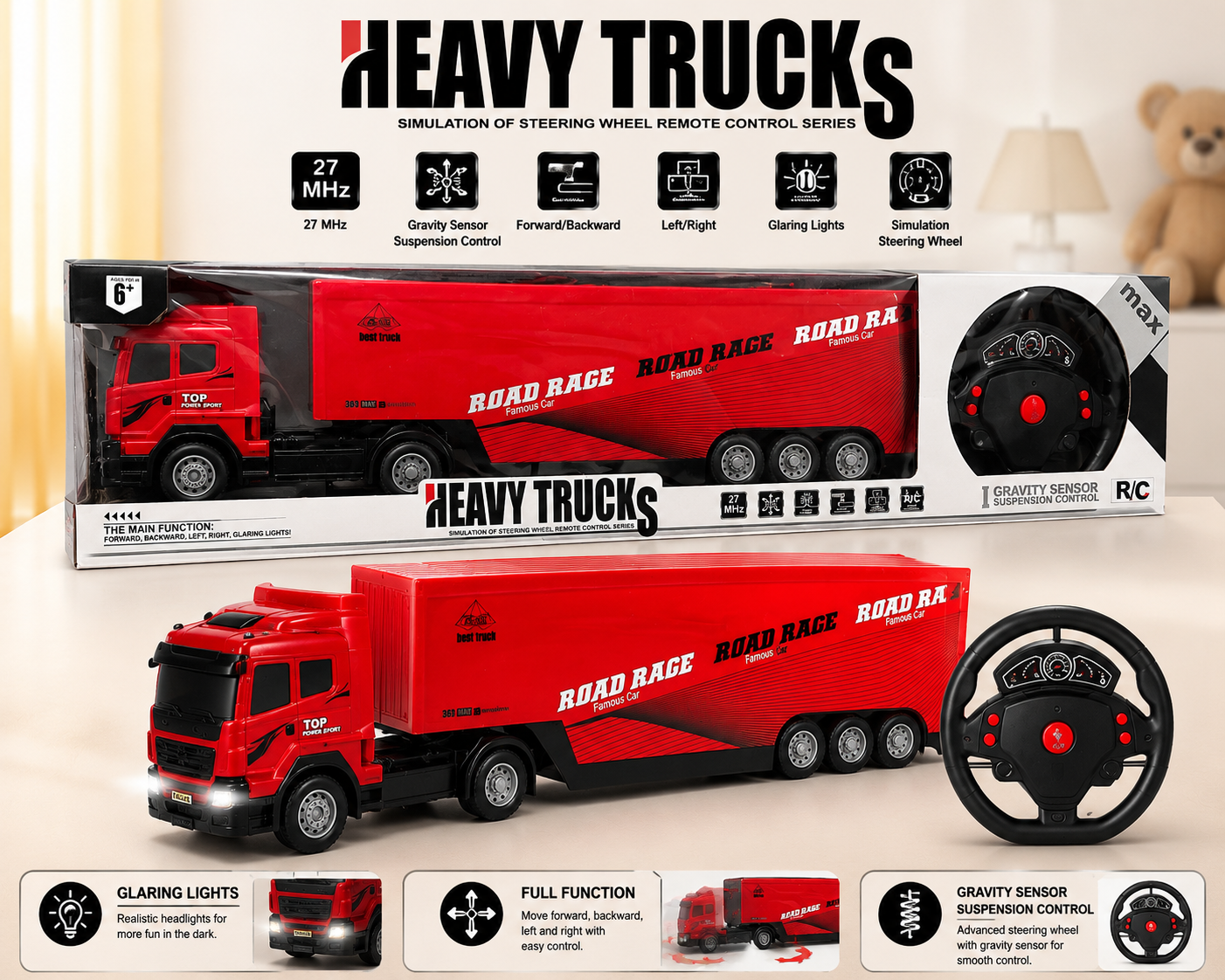 Heavy Trucks RC Container Truck