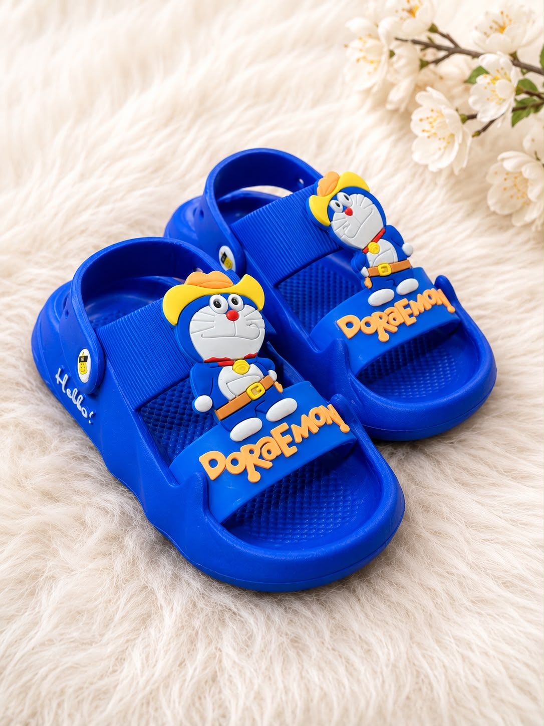 Kids doremon sandals (navy blue)