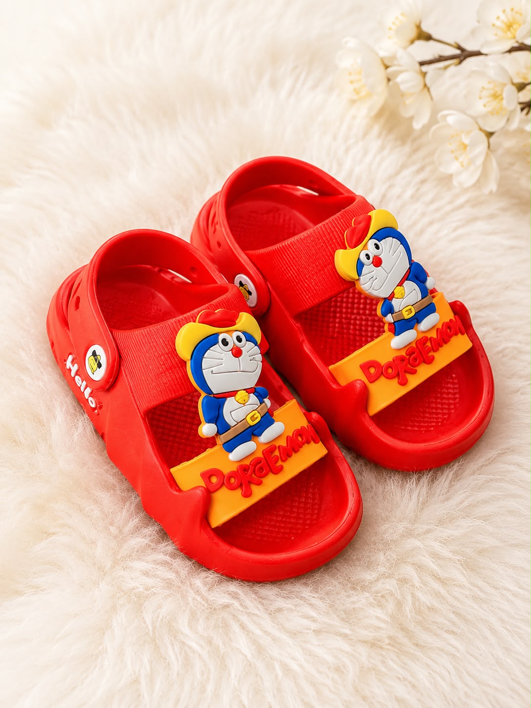Kids doremon EVA Sandel(red)
