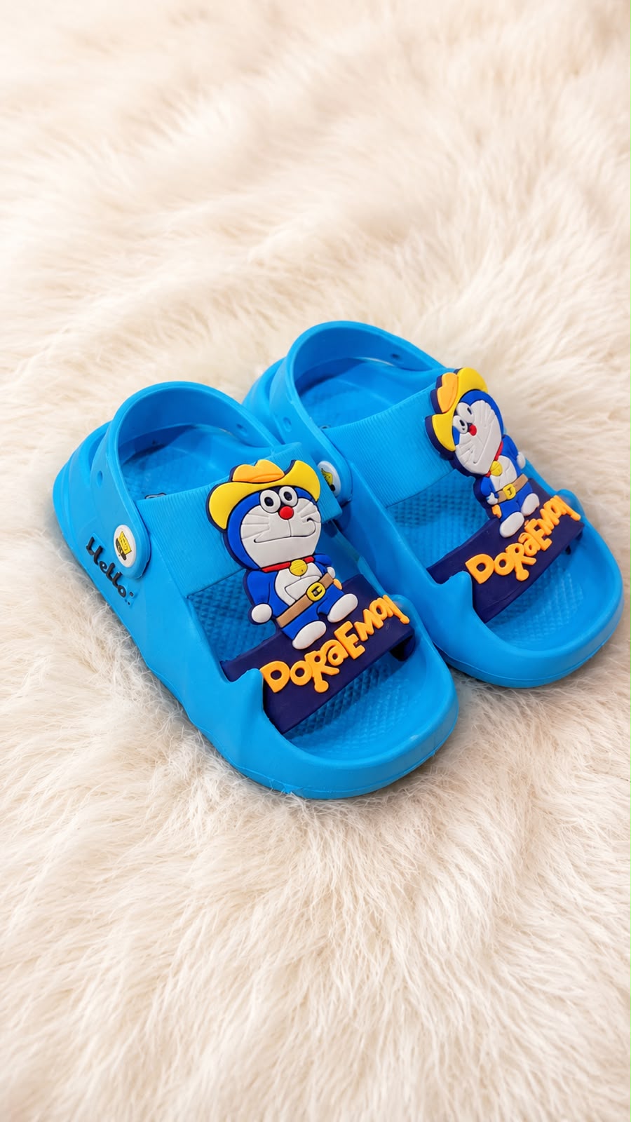 Kids doremon sandals (blue)