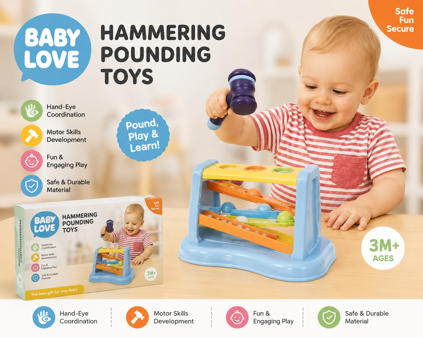 Baby Love Hammering Pounding Toy