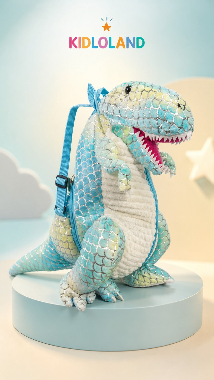 Dinosaur Plush Backpack 🦖🎒