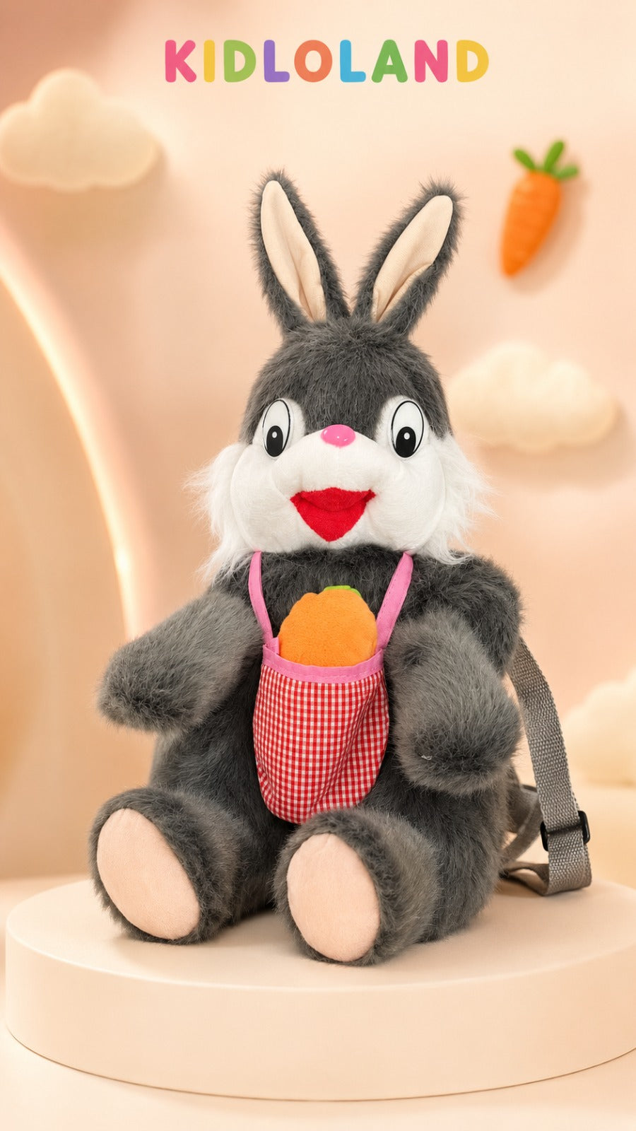 Rabbit Plush Backpack 🐰🎒