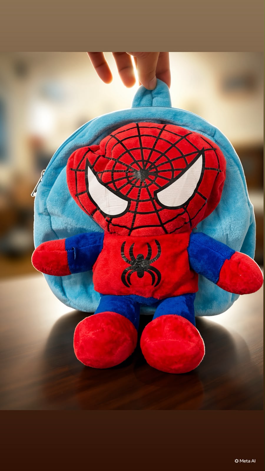 Spider Hero Plush Kids Backpack